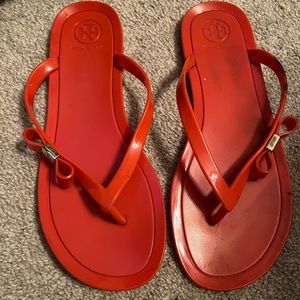 Tory Burch size 9 flip flops